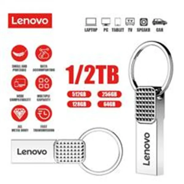 Lenovo 2TB USB Флешка OTG Metal USB 3.0 Pen Drive Key 1TB Type C High Speed Pendrive Mini Flash Drive 128GB Memory Stick - AliExpress - Image 3