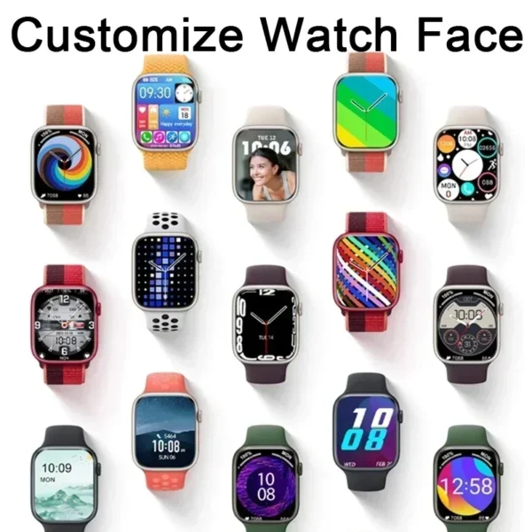 Original Smart Watch I9 Pro Max Series 9 Phone Call Custom Watch Face Sport Waterproof Women Man Wireless Charging Smart Watch - AliExpress - Image 6