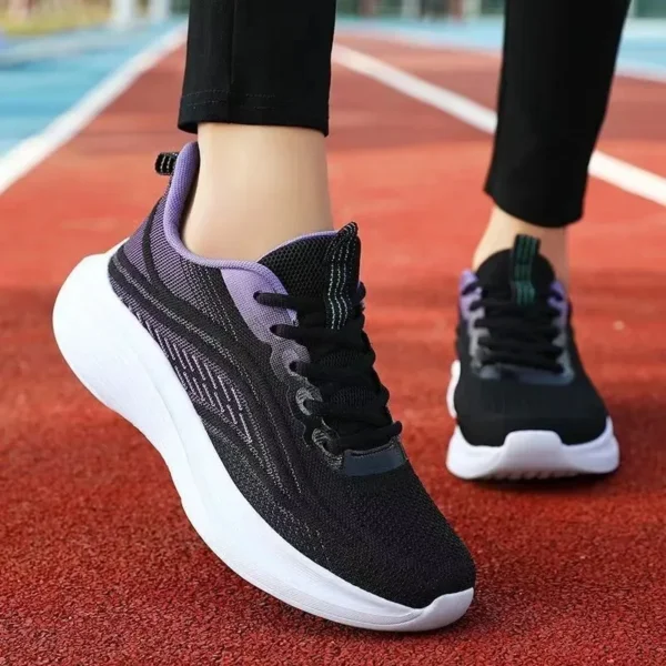 2024 Spring New Ultra-light Running Shoes Sports Women's Shoes Mesh Non-slip Breathable Soft-soled Lightweight Casual Shoes - AliExpress 322 - Image 2