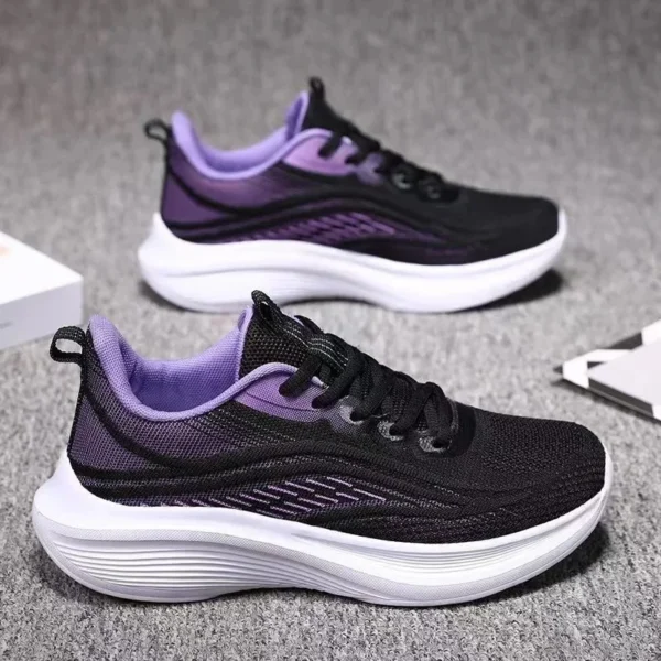 2024 Spring New Ultra-light Running Shoes Sports Women's Shoes Mesh Non-slip Breathable Soft-soled Lightweight Casual Shoes - AliExpress 322 - Image 3