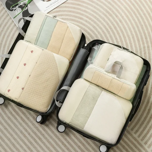 Compression Packing Cubes for Suitcases Travel Accessories Expandable Packing Organizers Lightweight Travel Organizer Cubes - AliExpress 15 - Image 2