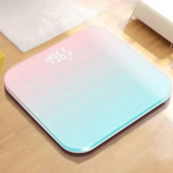 Gradient Color Intelligent LCD Electronic Scale Digital Display Glass Weight Scale Balance Body Electronic Scale For Weight Meas - AliExpress 66