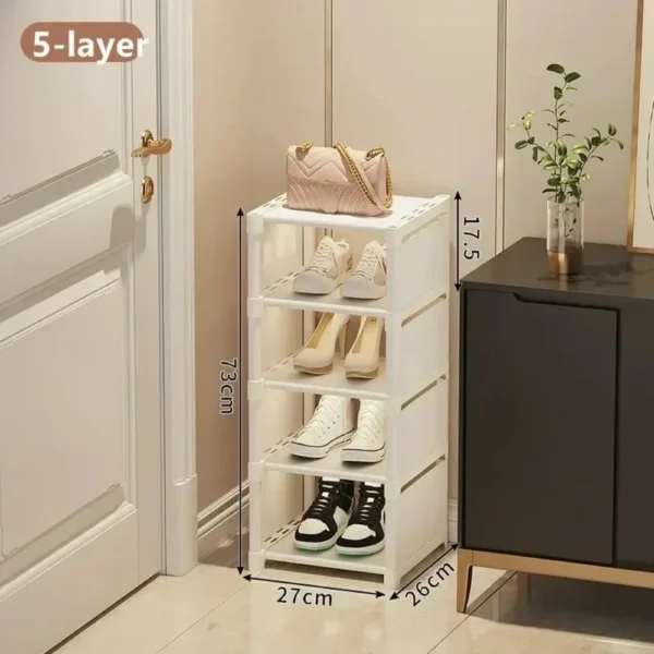 Multiple Layers Shoe Organizer Shoe Rack Organizer Space Saving Rack For Wall Corner Stackable Shelf Adjustable Saving Cabinet - AliExpress 15 - Image 3