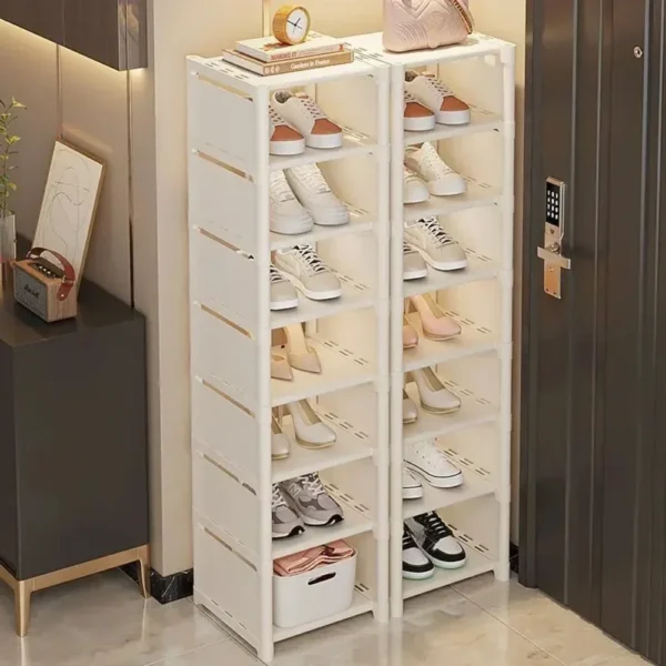 Multiple Layers Shoe Organizer Shoe Rack Organizer Space Saving Rack For Wall Corner Stackable Shelf Adjustable Saving Cabinet - AliExpress 15 - Image 4