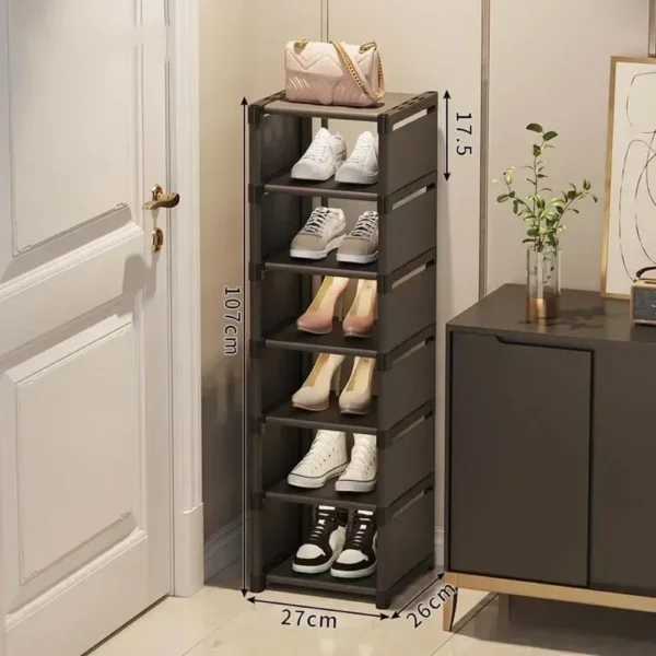 Multiple Layers Shoe Organizer Shoe Rack Organizer Space Saving Rack For Wall Corner Stackable Shelf Adjustable Saving Cabinet - AliExpress 15 - Image 6