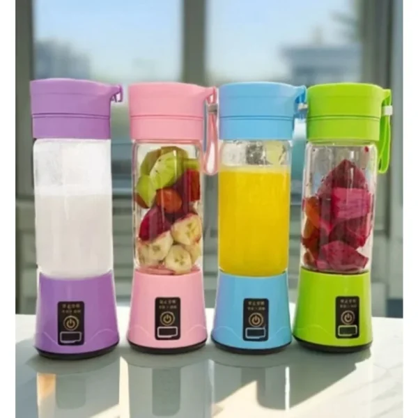 Portable Mini Blender for Shakes and Smoothies Rechargeable USB 380ML Traveling Fruit Juicer Cup Hand Fruit Blender Juicing Cup - AliExpress 6 - Image 5