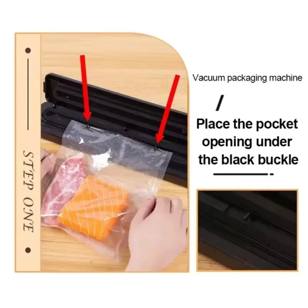 Vacuum Food Sealer Vacuum Sealer Food Storage Plastic Bags Sealer Vacuum Packaging Mini Food Preservation Machine Kitchen Tools - AliExpress 6 - Image 5