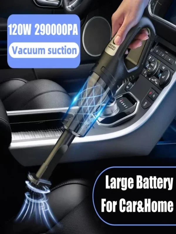 Wireless Vacuum Cleaner Powerful Suction Rechargeable Handheld Vacuum Cleaner Quick Charge for Car Home Pet Hair - AliExpress 6 - Image 2